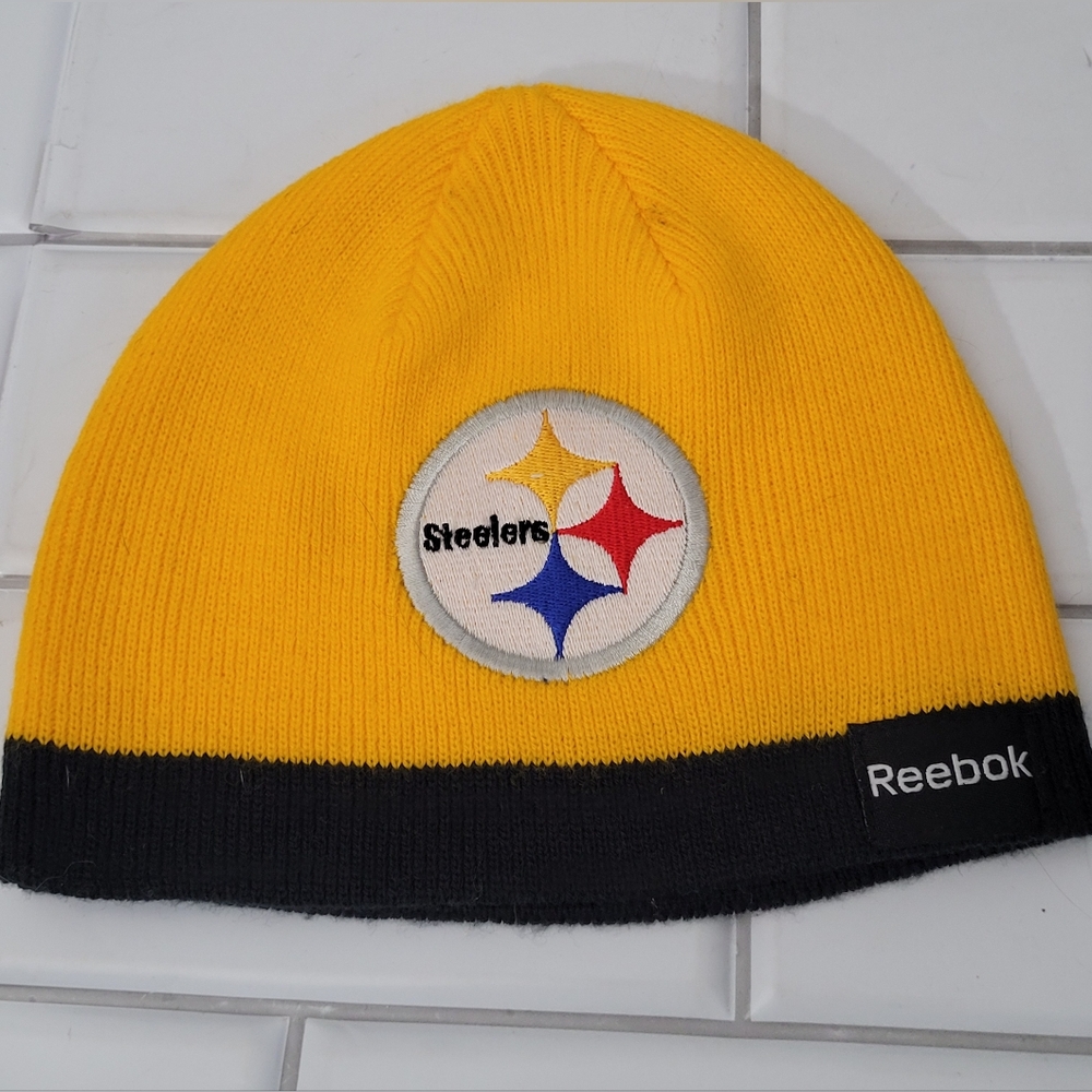 Pittsburgh Steelers Fan Toddlers Mini Beanie Hat Color(S) Cold Black Trim Size